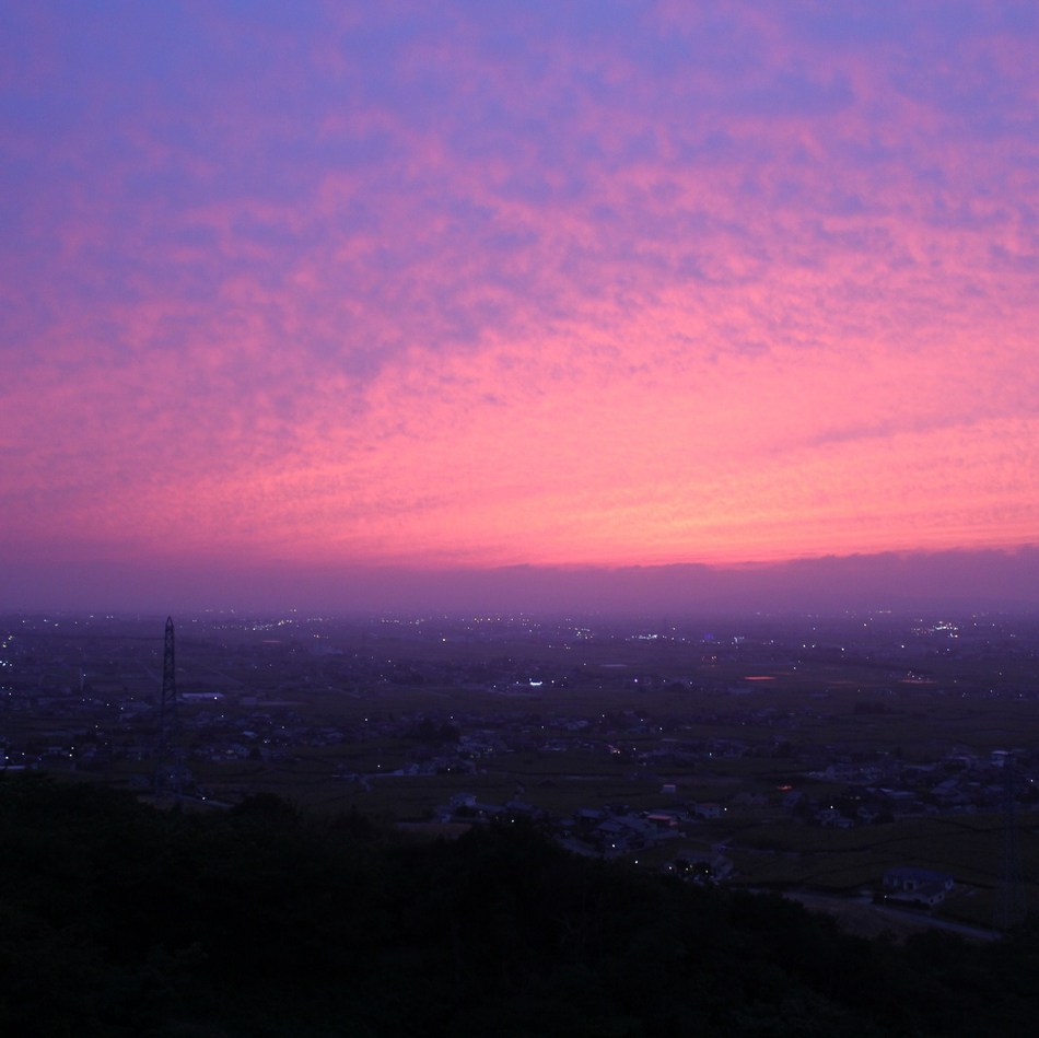 夕焼け空-。