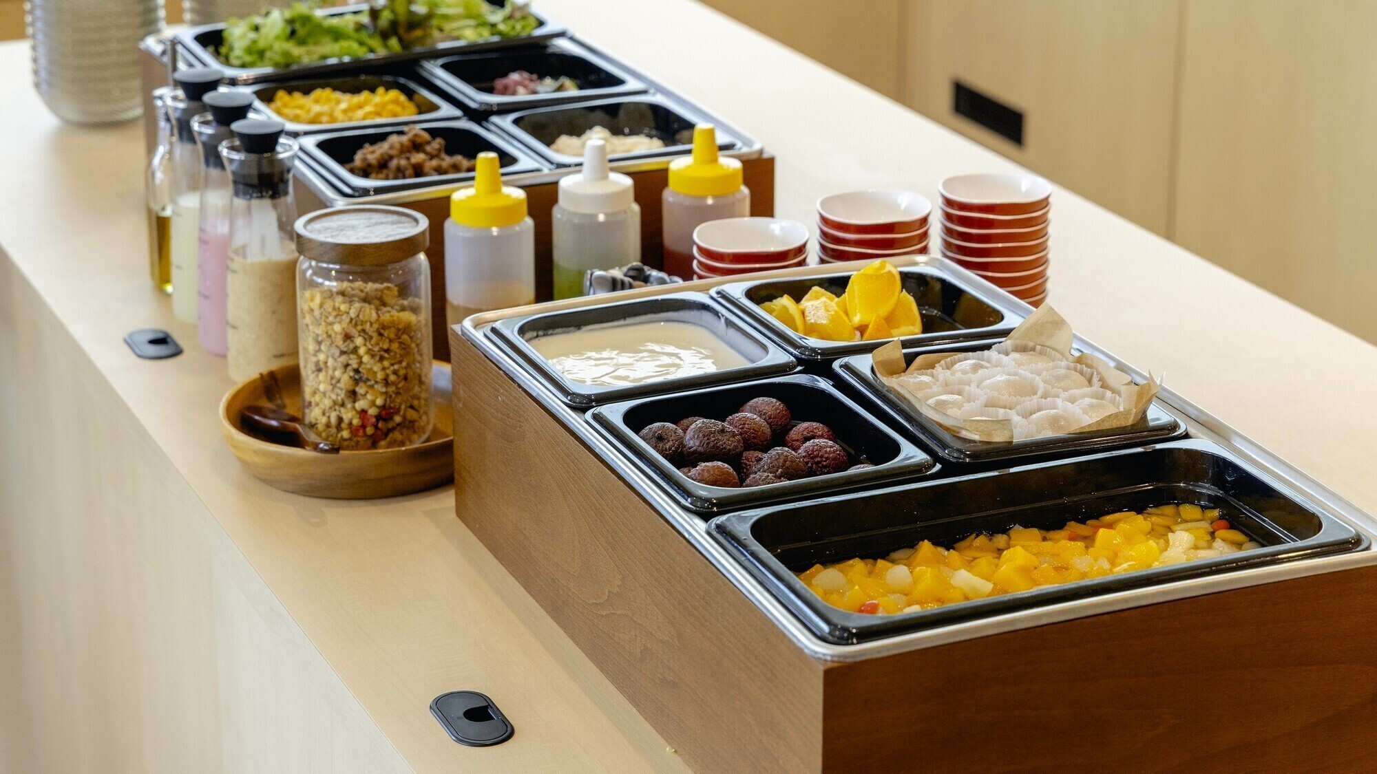 【朝食】ハーフビュッフェメニュー例