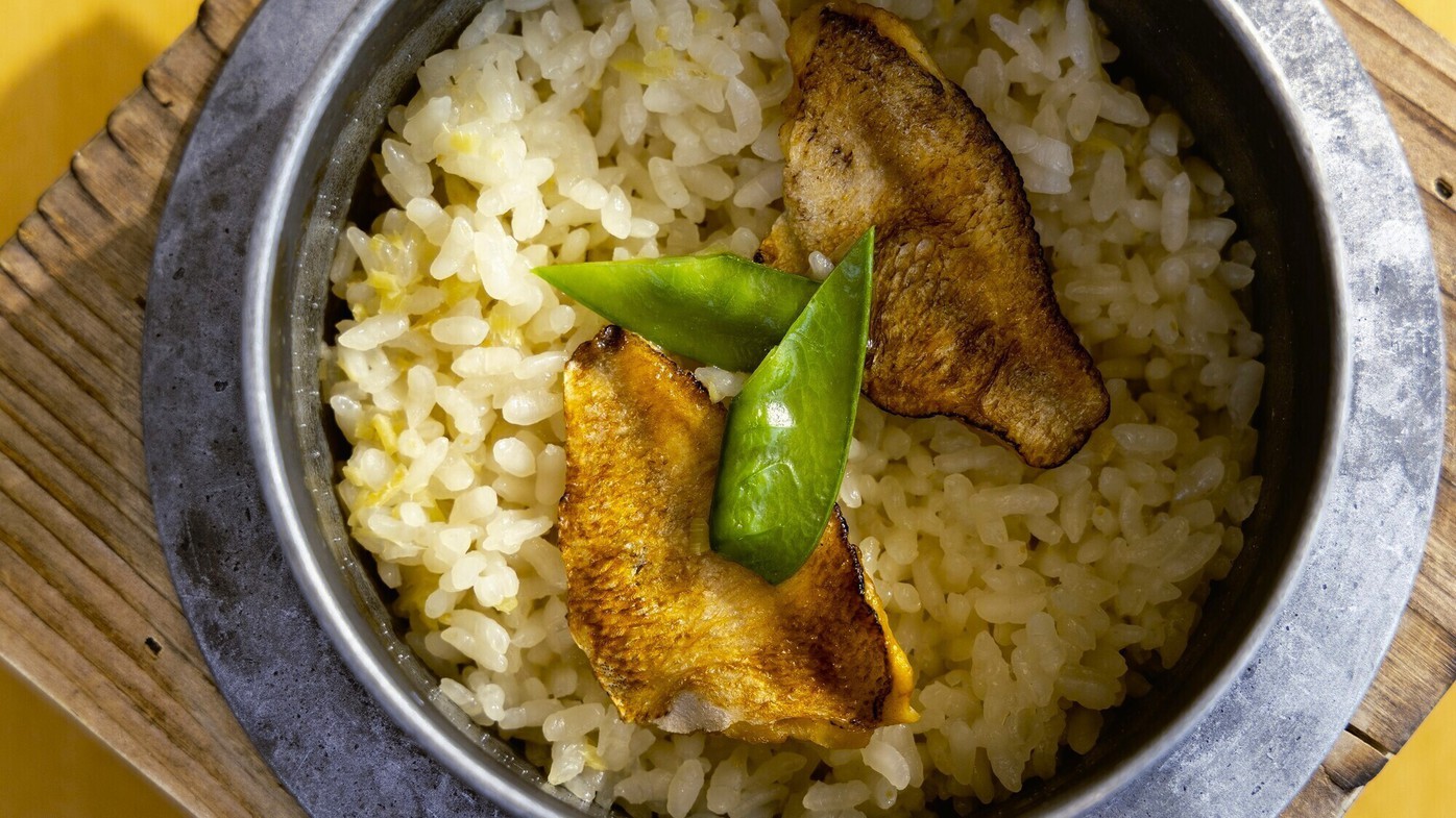 【朝食】金沢を感じる釜めし