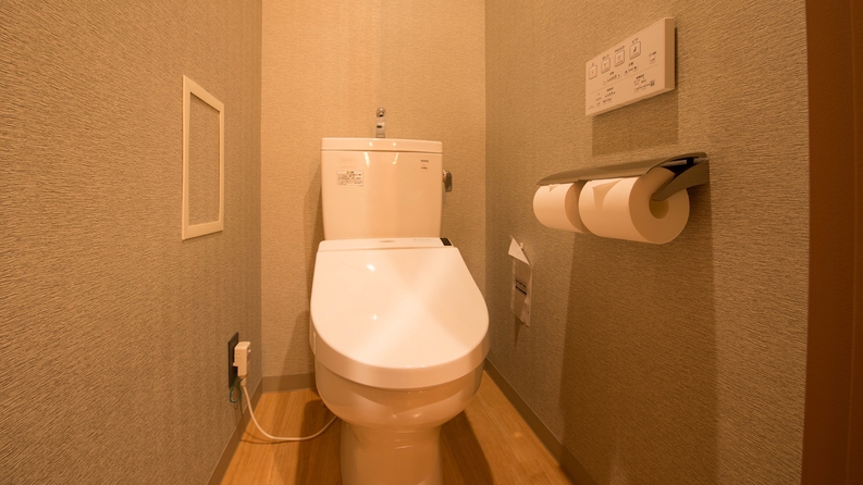【共通設備】全客室ウォシュレット付きトイレ