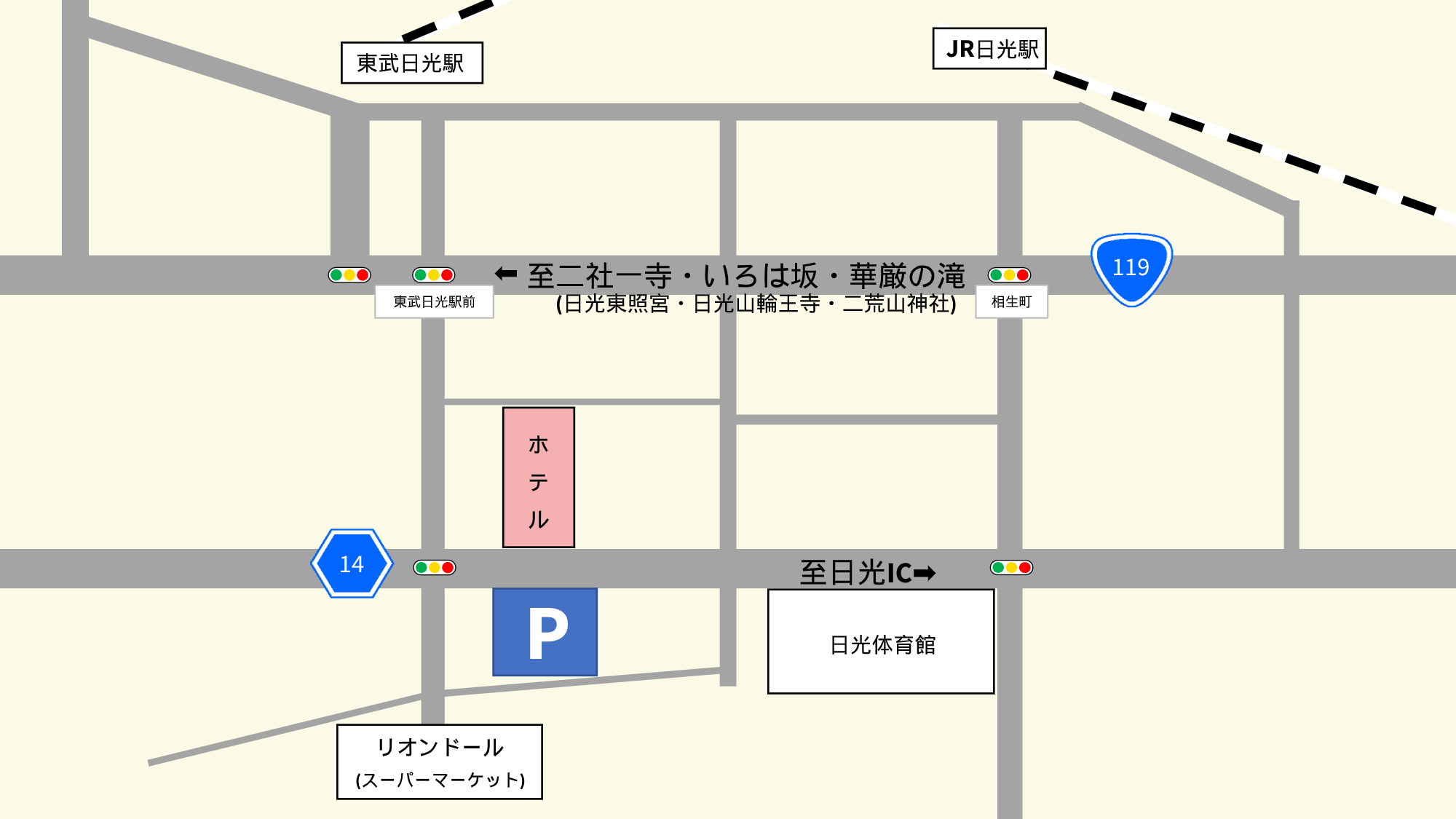 駐車場ご案内地図