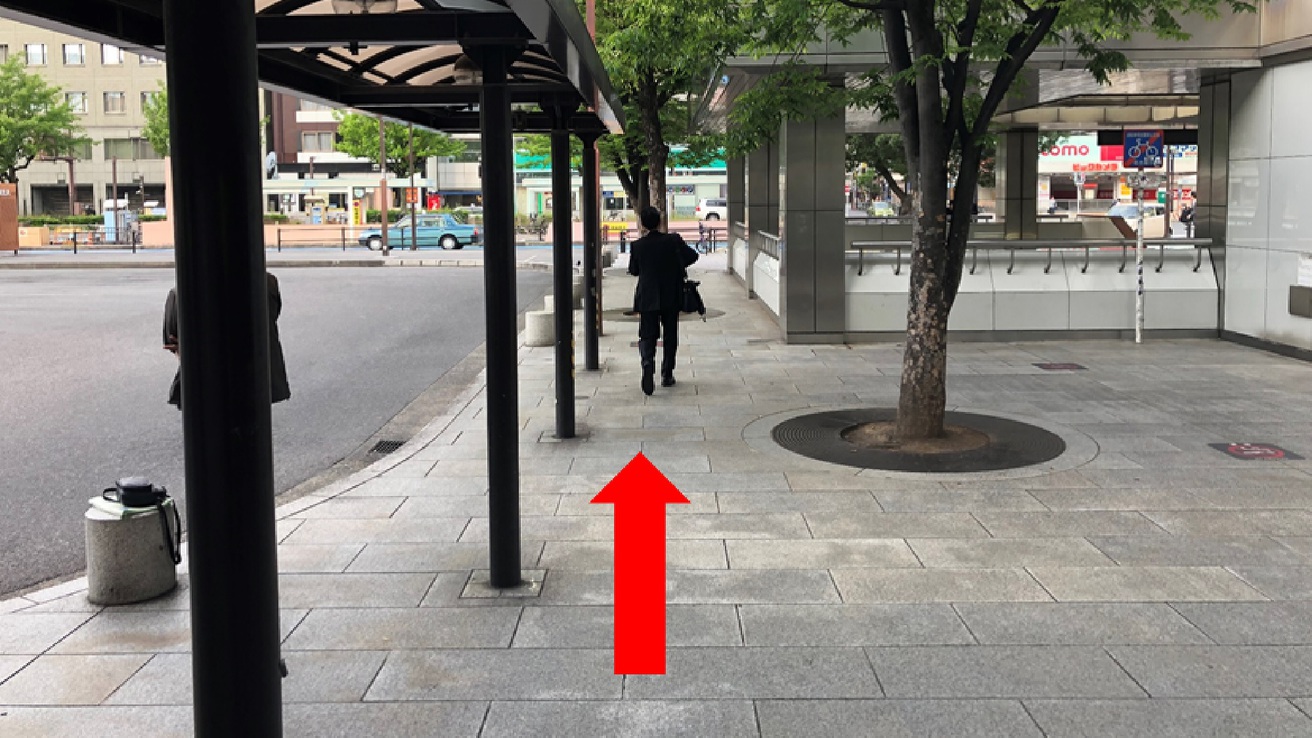 名古屋駅(太閤通口)からホテルへの【地上】アクセス②