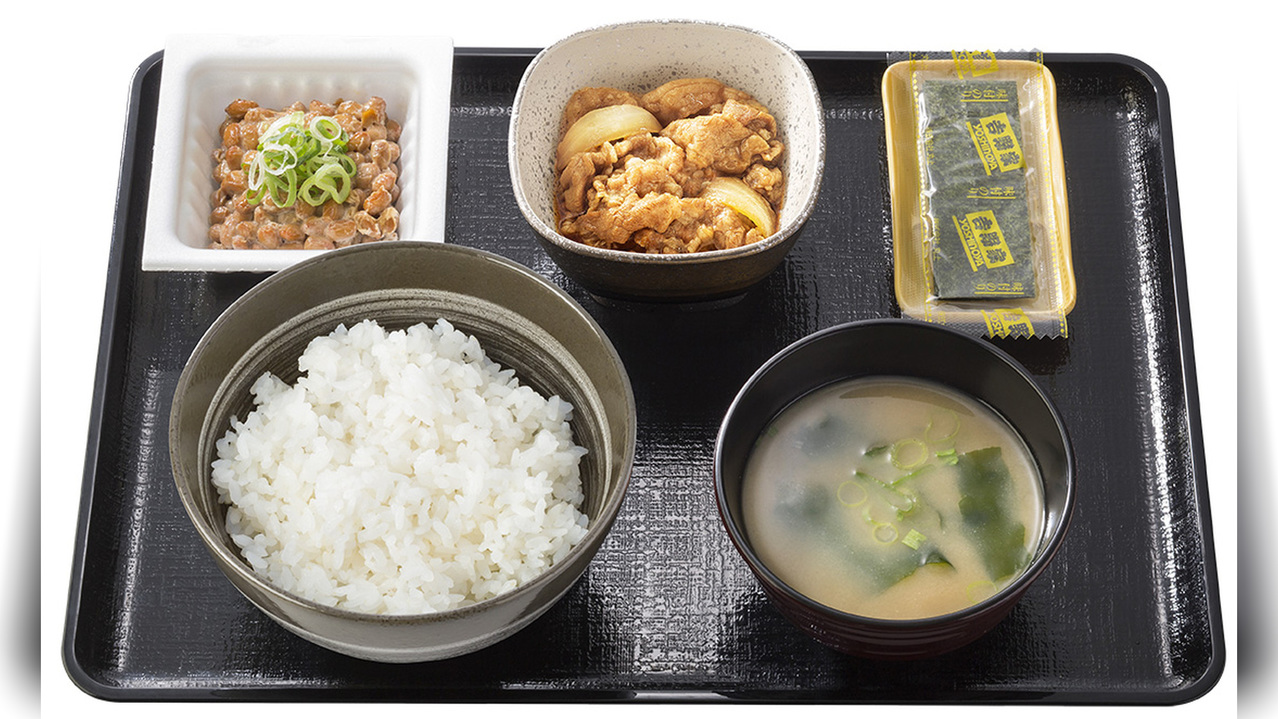 吉野家朝食メニュー例