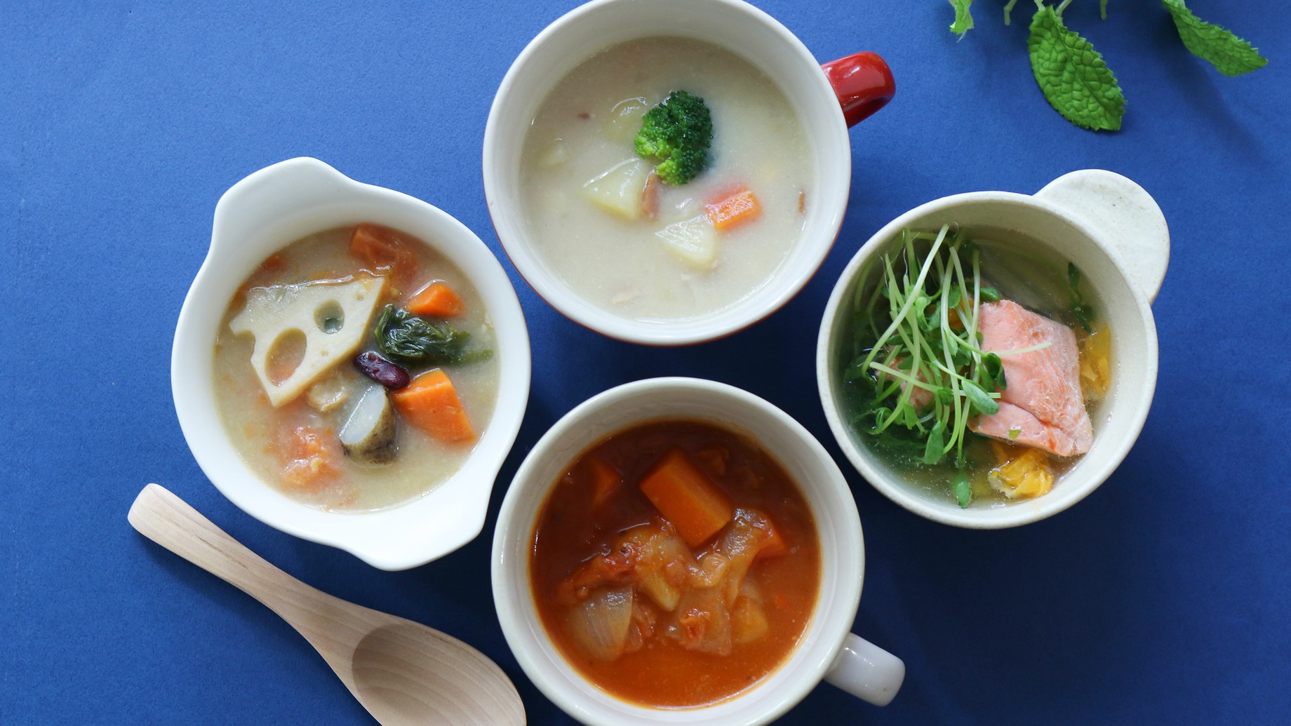 手作り健康！腸活スープ朝食♪