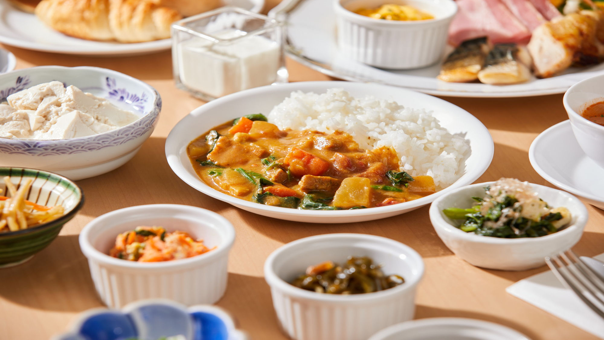 朝食ビュッフェ例※イメージ写真※