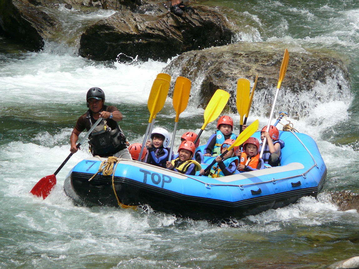 Minakami Campground Riverstone