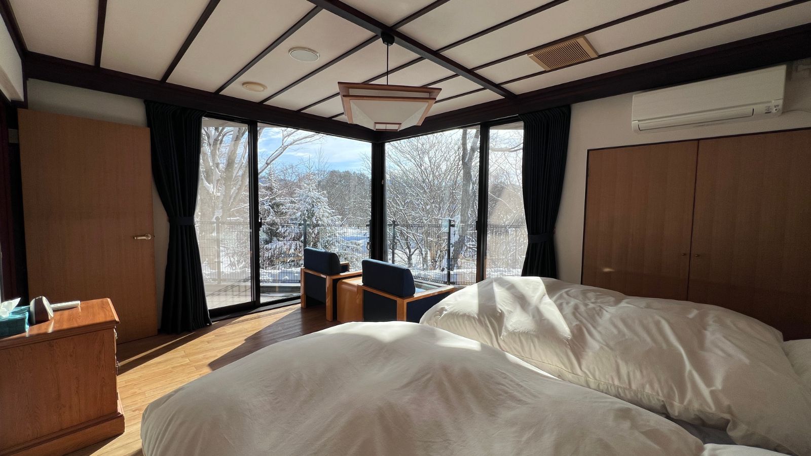 洋室もゆったりとした配置。開放的です。