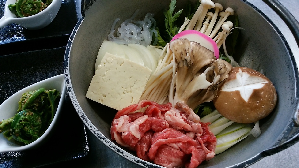 秋田錦牛すき焼き風すき煮鍋