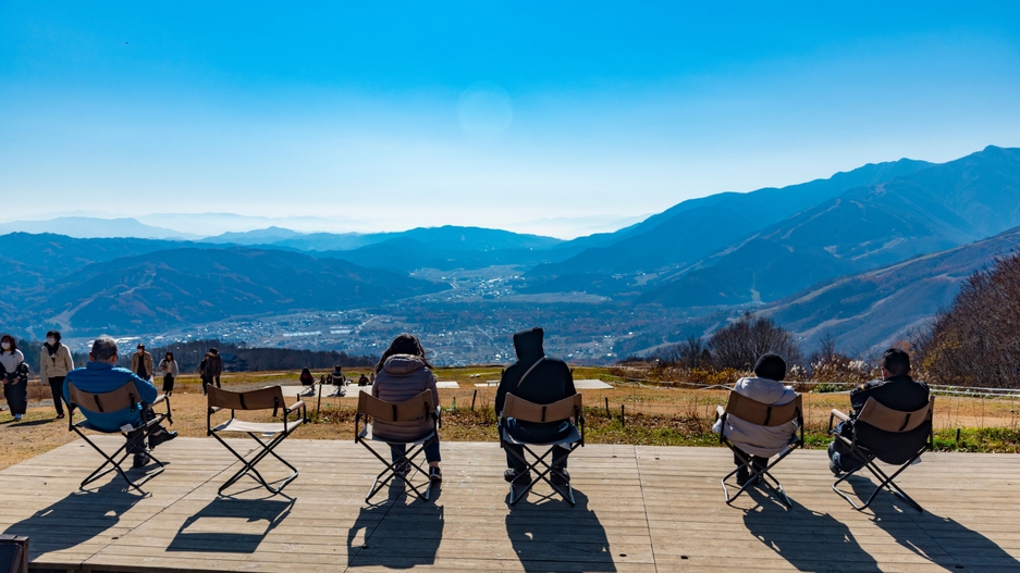 *【周辺観光】白馬岩岳マウンテンリゾート／絶景をみながらホッと一息つけるスポットが充実！