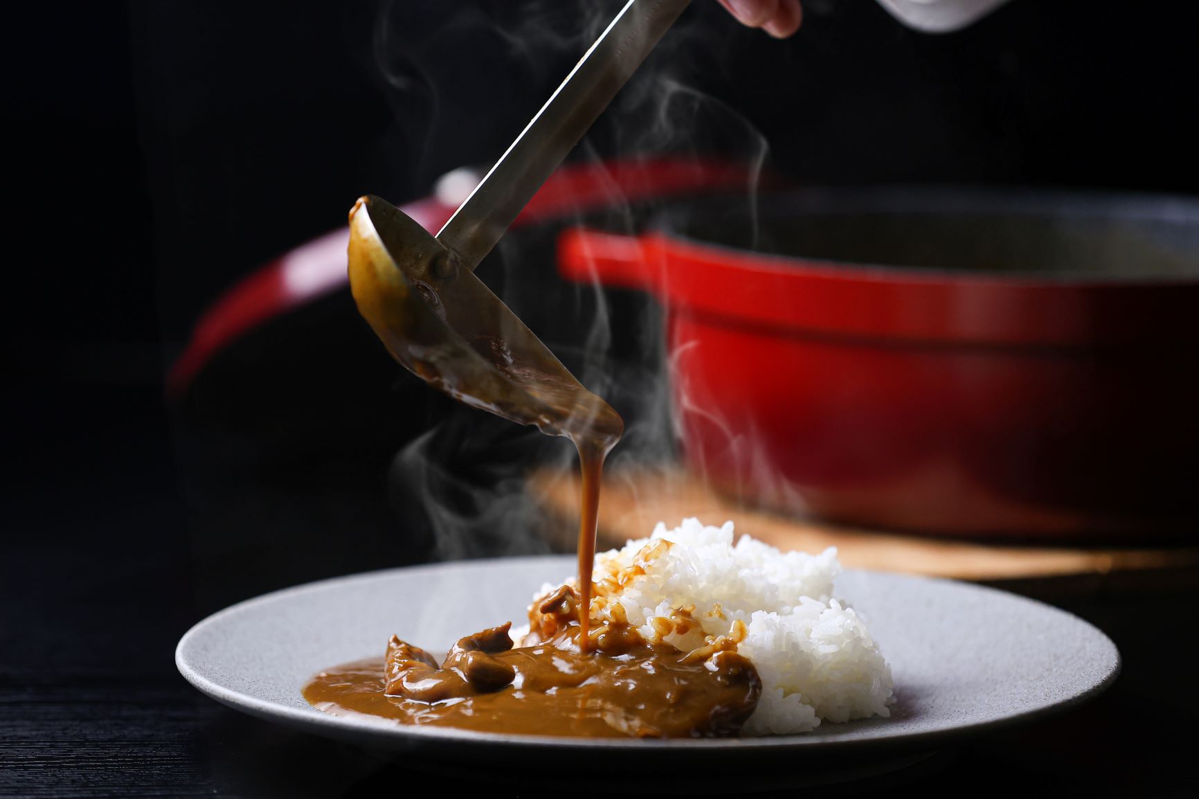 朝食宮崎牛の牛すじカレー