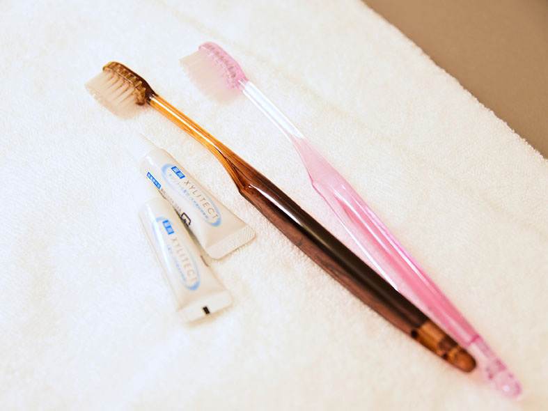 【客室アメニティ】歯ブラシ