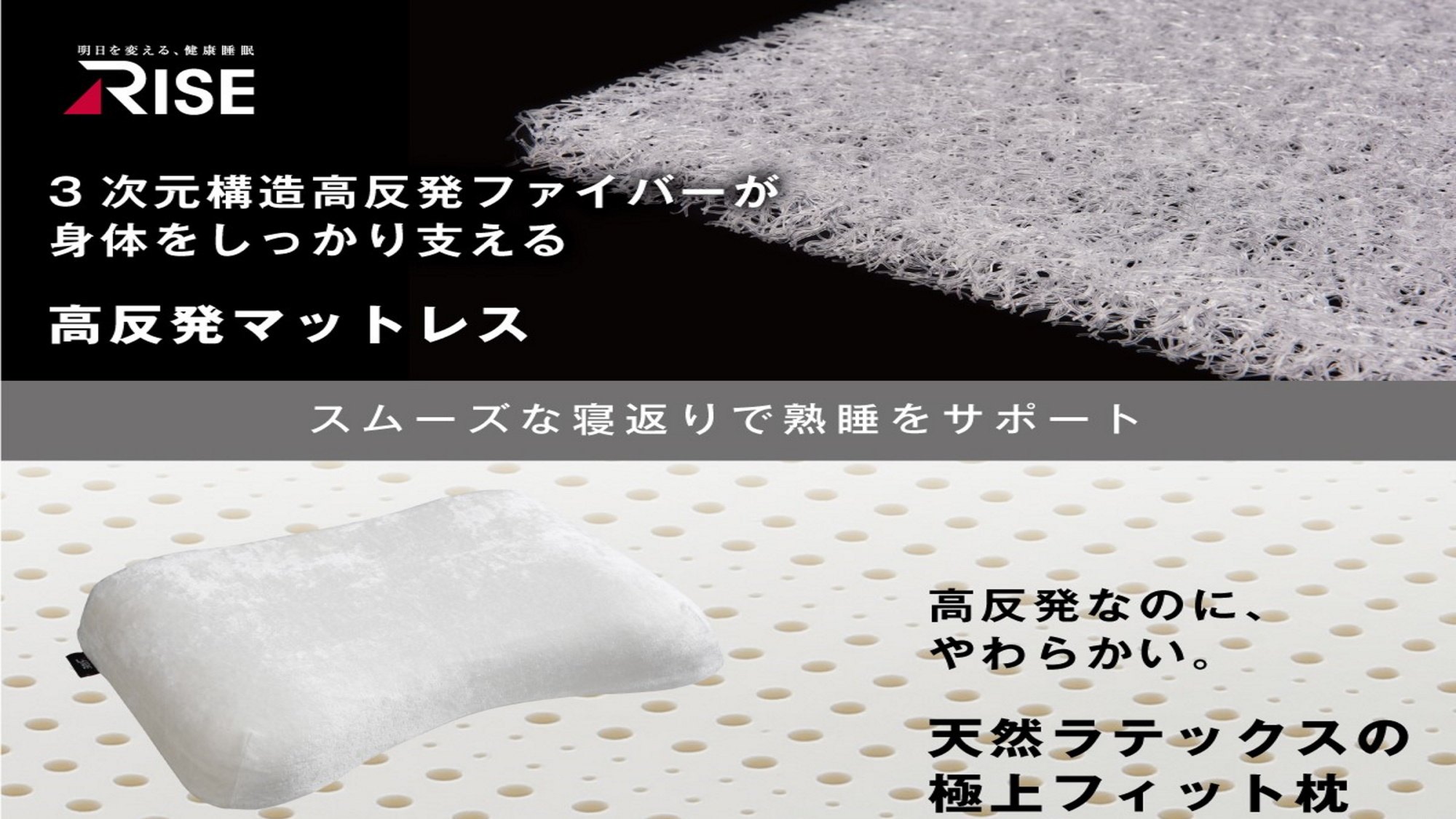 RISE社製マットレスを全客室に導入！