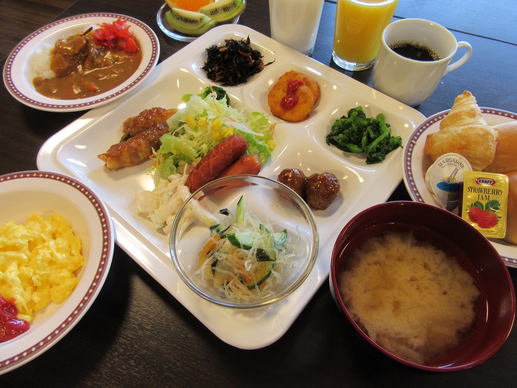 朝食盛り付け例２