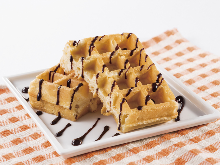 レギュラーメニューワッフルチョコソース