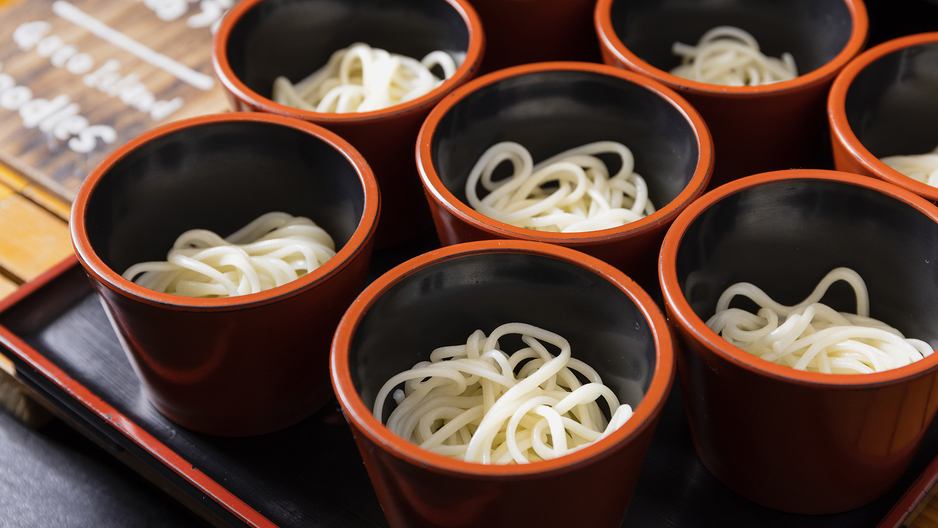 【ご朝食-五島うどん】日本の三大うどんのひとつ！細麺で独特のコシと喉ごしの良さが特徴です