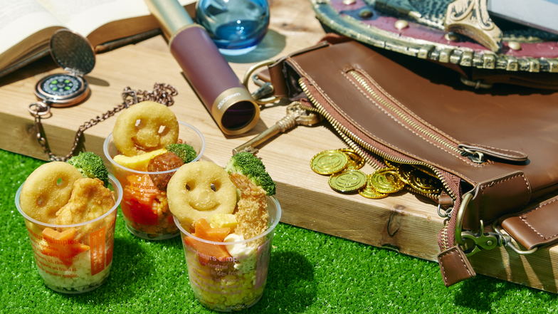 カップデリご飯・おかず・野菜が一つのカップに！3種類からお好みで選べます