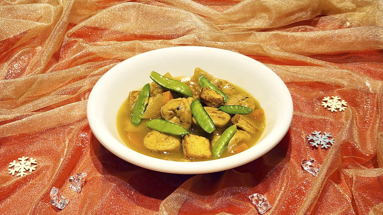 【冬限定日替わり和惣菜〜2/28】じっくり煮込んだがんもと厚揚げにだしの旨味が染み込んだ一品