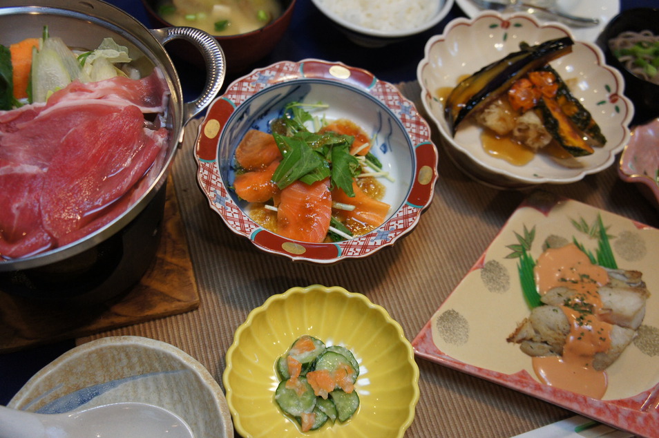 夕食の一例グリーンシーズン