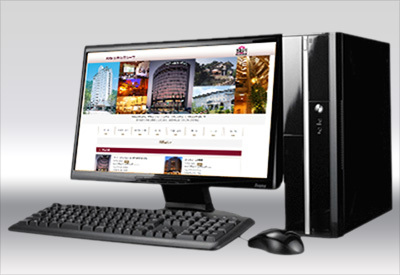 ２Fリラクゼーションルームには無料PCもございます♪