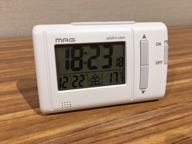 アラーム時計全客室設置しております♪