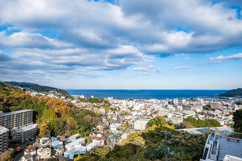 【屋上】晴れた日には三浦半島・房総半島が眺望できます