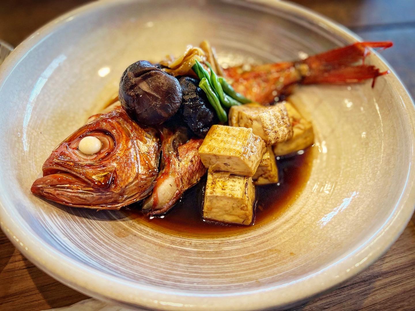 【ご夕食】追加料理伊豆金目鯛煮付け