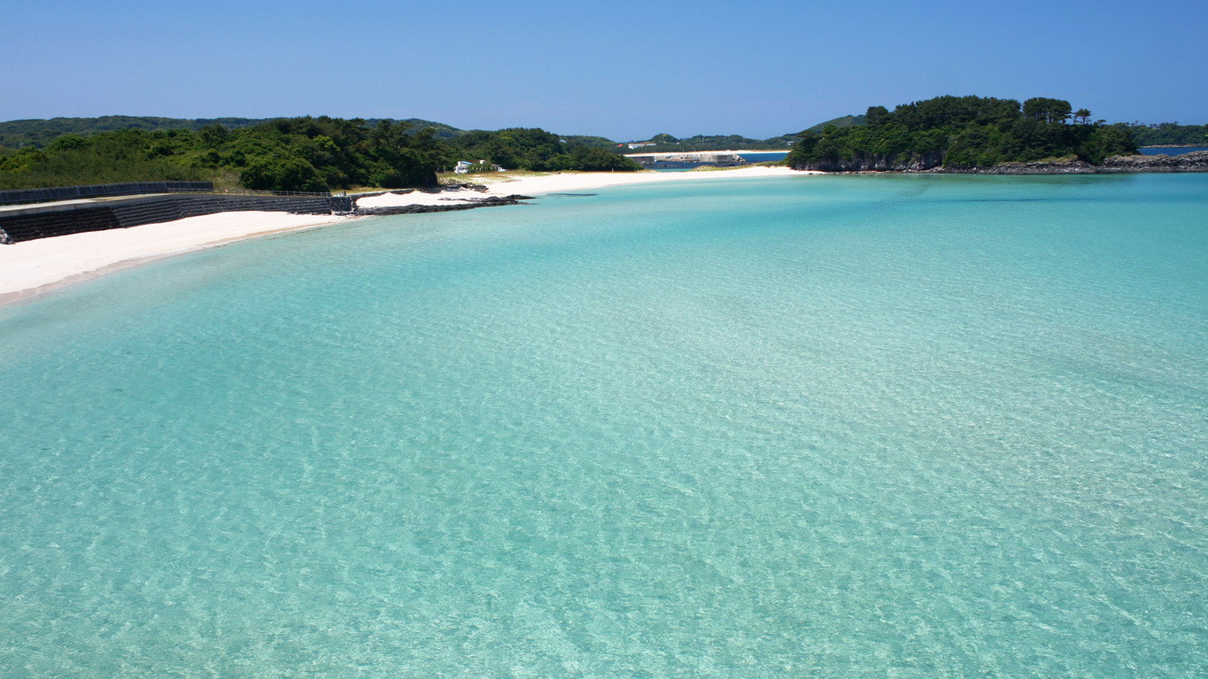 *【大浜海水浴場】当館から車で約35分。遠浅のビーチで小さなお子さまでも安心して遊べます♪