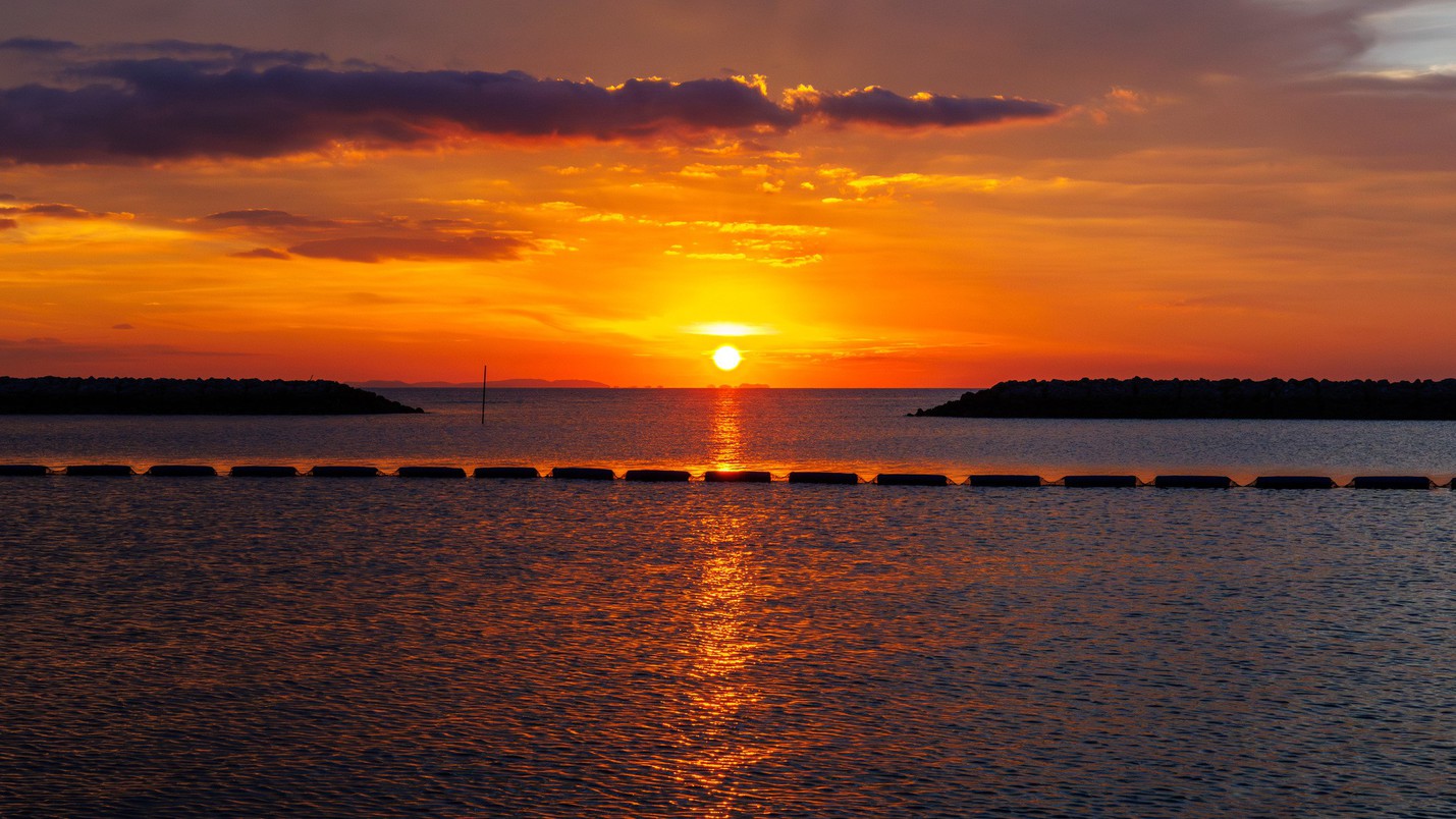 サンセッチビーチの夕日