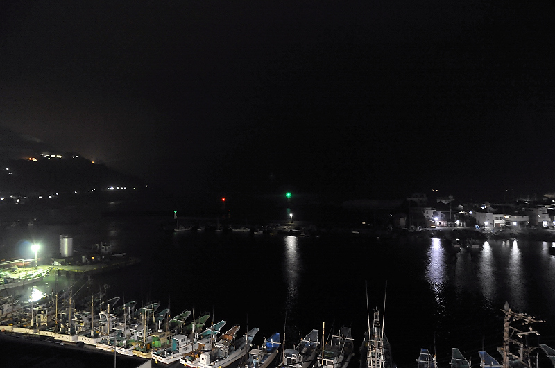 展望温泉風呂からの夜景