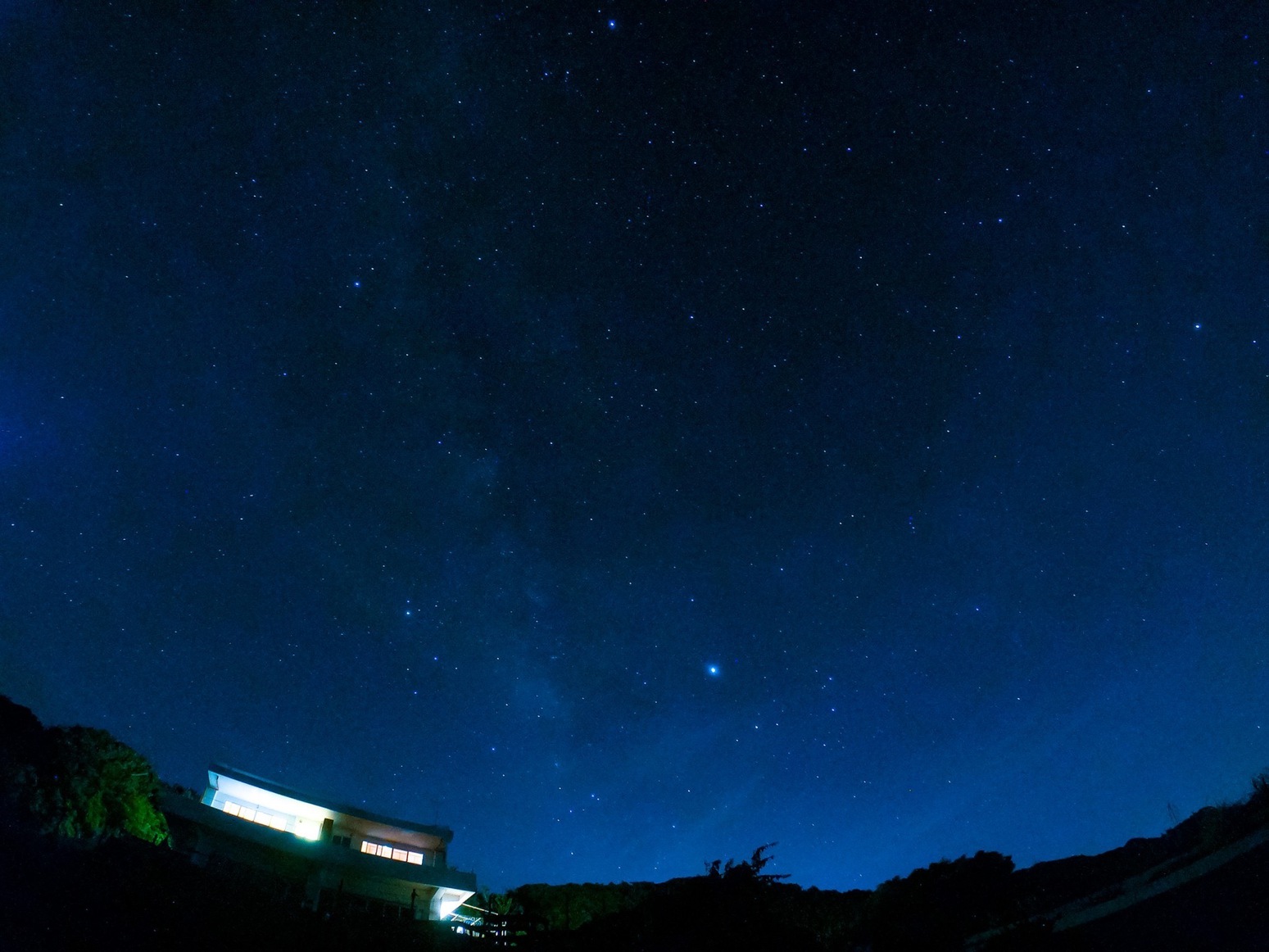 満天の星空と天の川？？