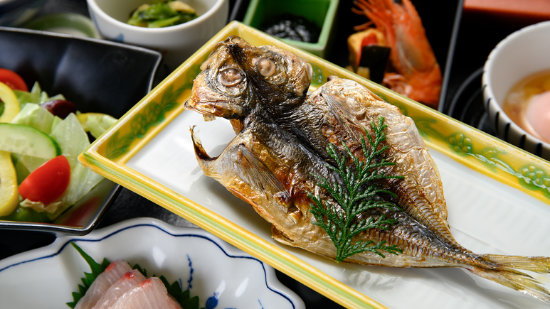 【人気の定番】+440円(税込）の贅沢♪朝食で『釜鶴』プレミアム干物を堪能！2食付プラン＜当館人気＞