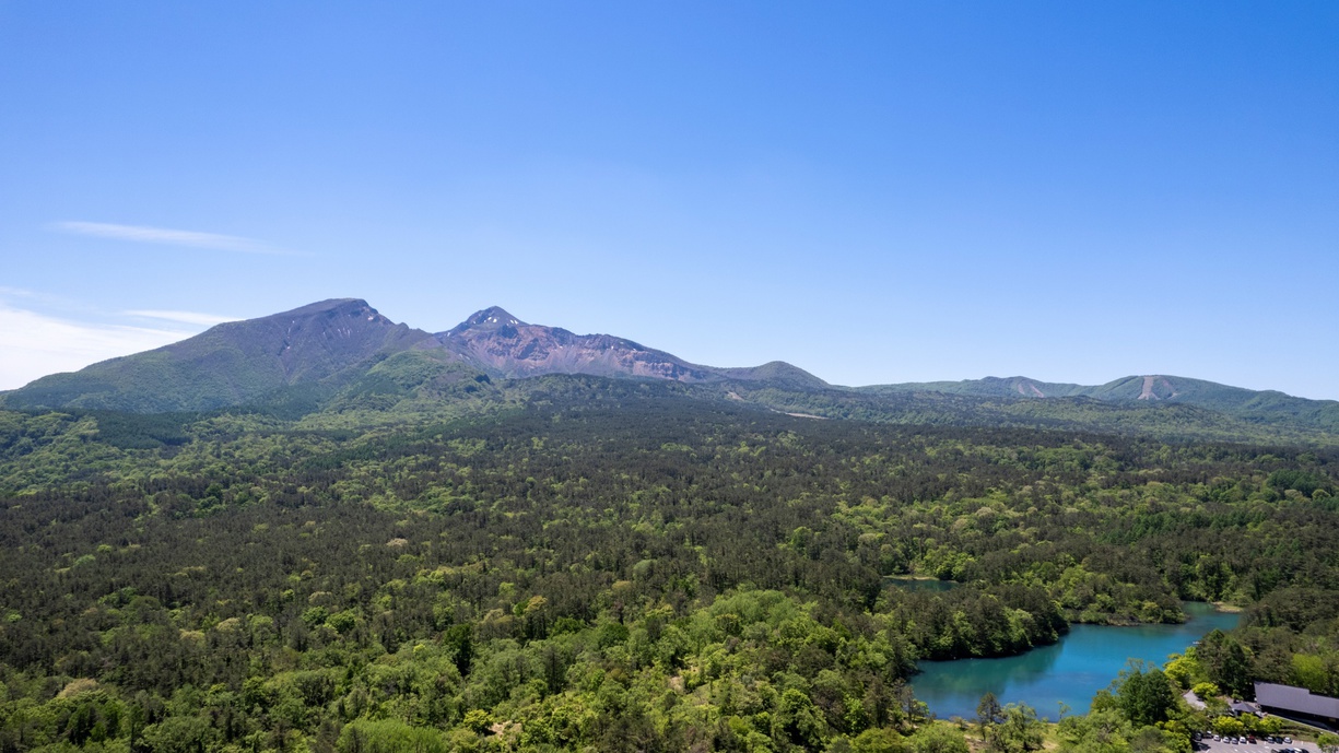 磐梯山と五色沼