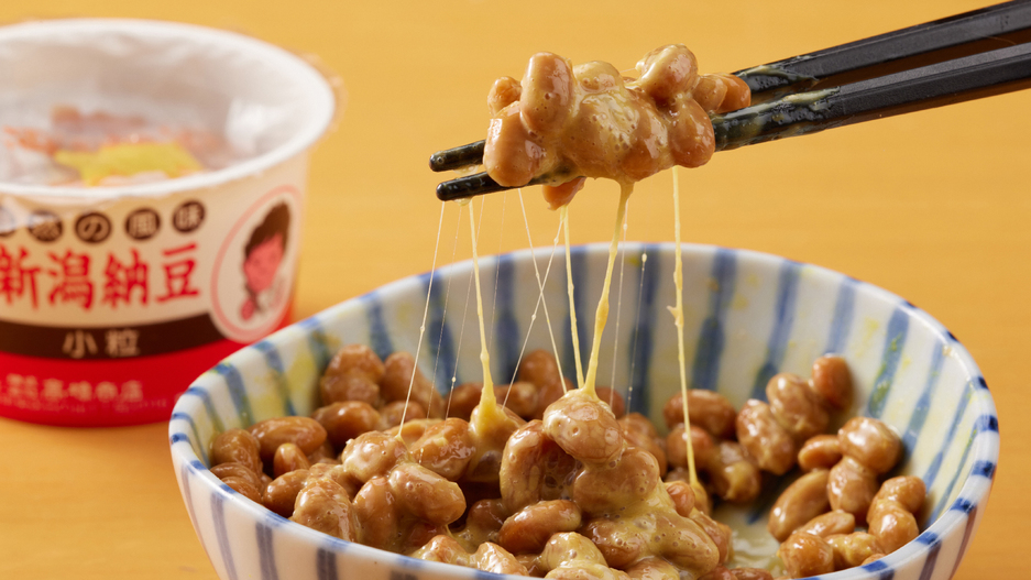 朝食メニュー「新潟納豆」