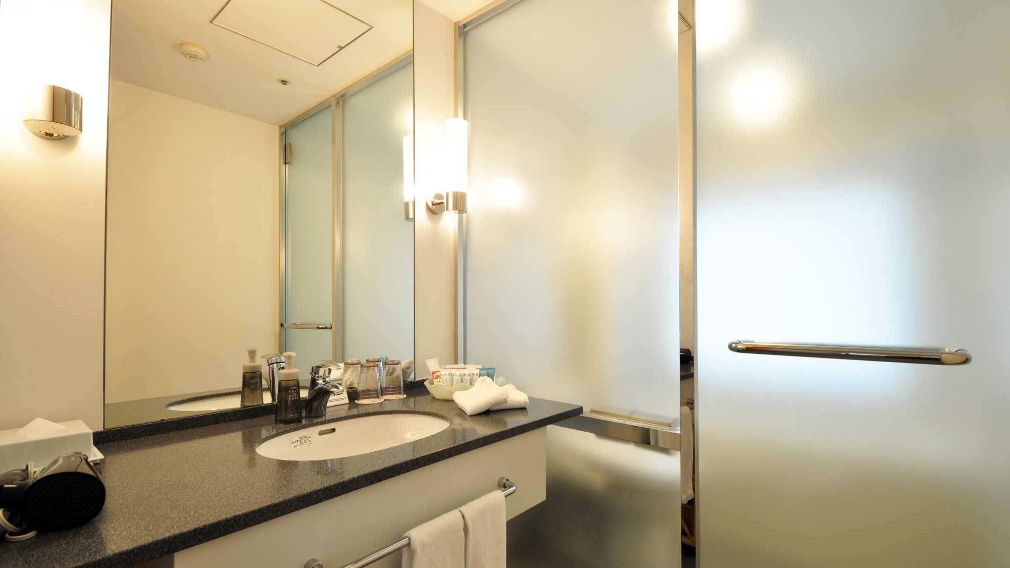 【コーナーデラックスツイン】洗面スペース