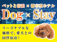 【Dog　×　Stay】　〜ワンちゃん同伴宿泊プラン〜