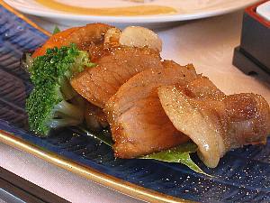 豚と帆立の照り焼き