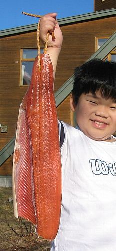 自家製スモークサーモン