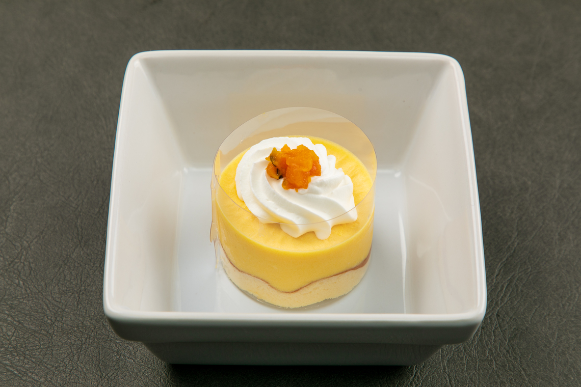 かぼちゃのムースケーキ