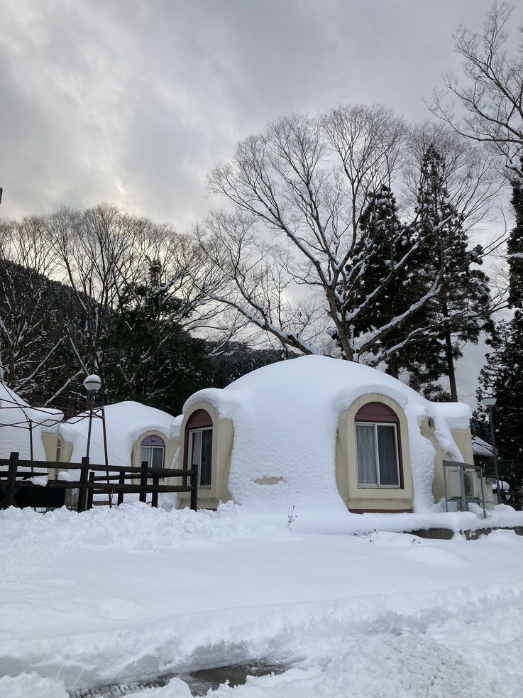 ドームハウス雪景色