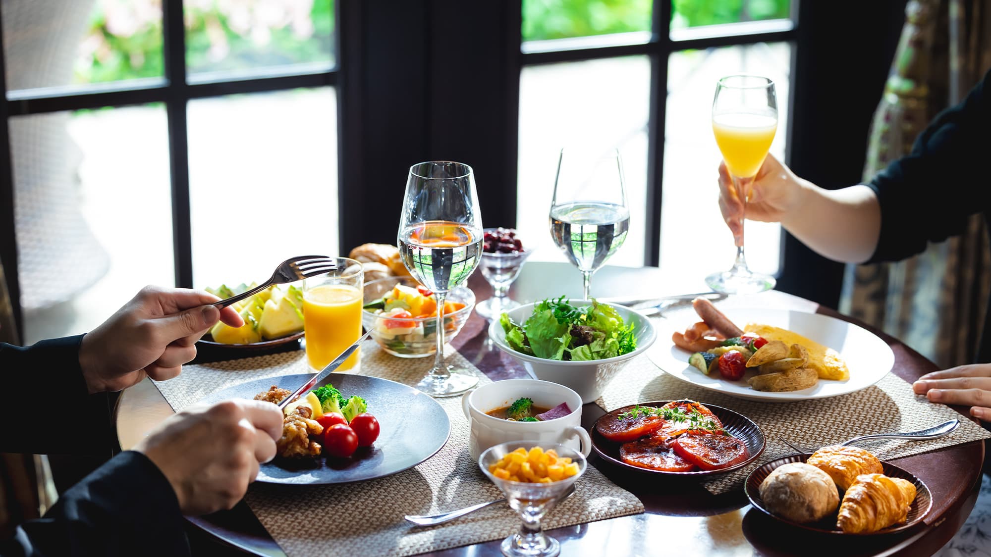 朝食／イメージ／地元信州の新鮮食材を織り交ぜた朝食で素敵な1日のスタートを