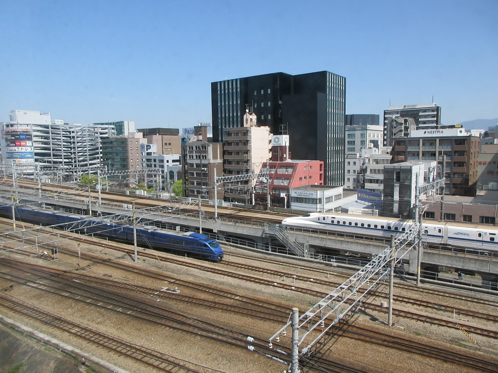 客室から見える電車写真④