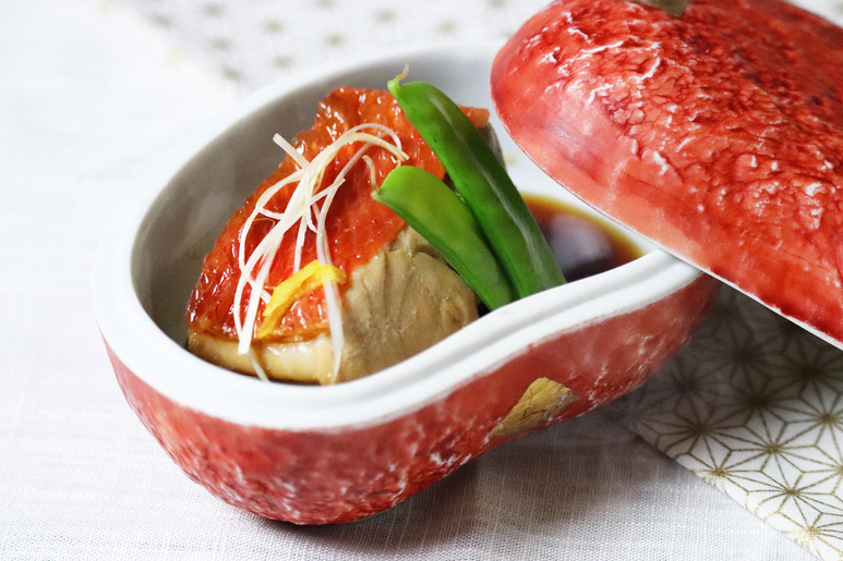 【ご夕食】金目鯛の煮付け