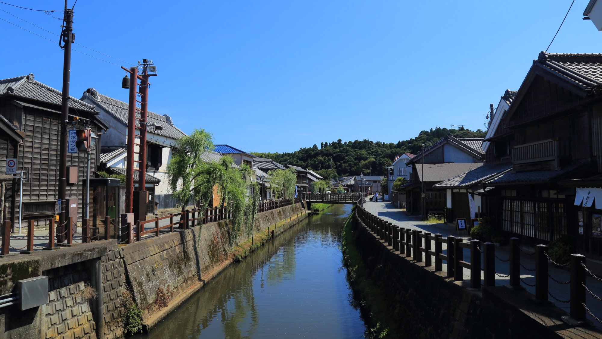・佐原の町並み】歩いてすぐ、早朝散歩がおすすめ