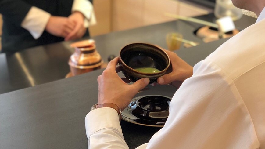 抹茶のおもてなし