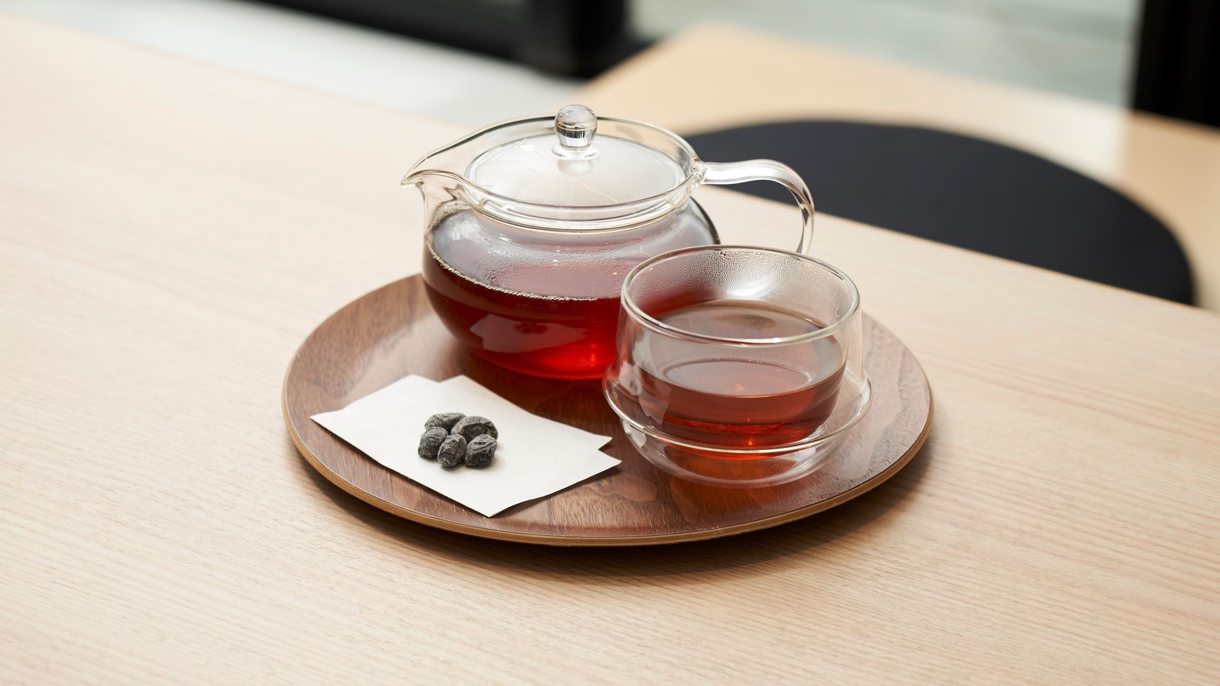 急須で提供するお茶_和紅茶「紅優香」ホット