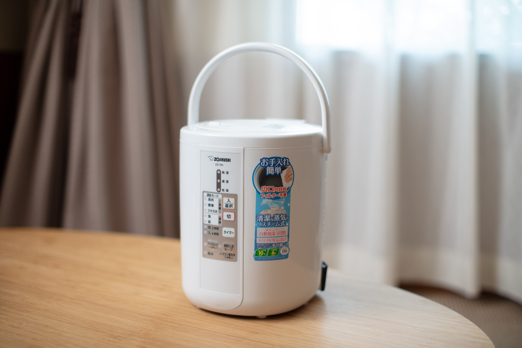 グレートモーニングでは基本的に不要な加湿器です