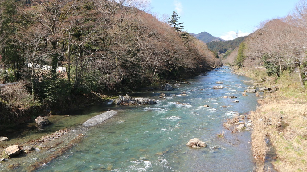 *【施設からの眺望】四季折々の秋川渓谷をお楽しみ下さい。