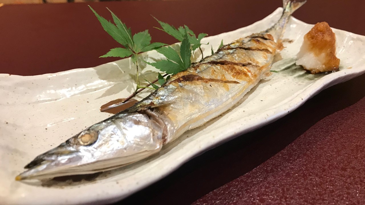 サンマの塩焼き