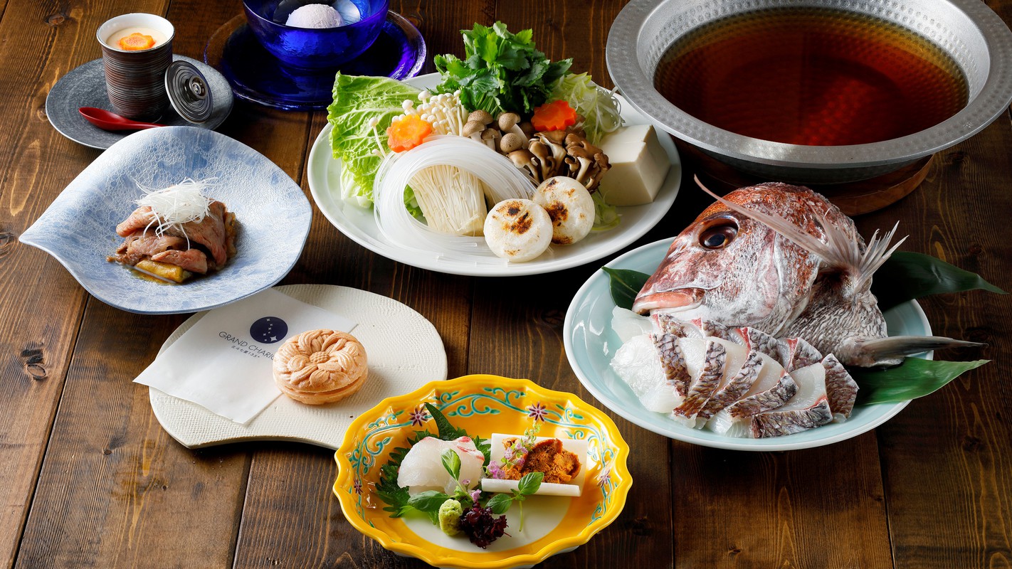 【季節限定プラン3月〜5月】淡路天然真鯛のすき鍋