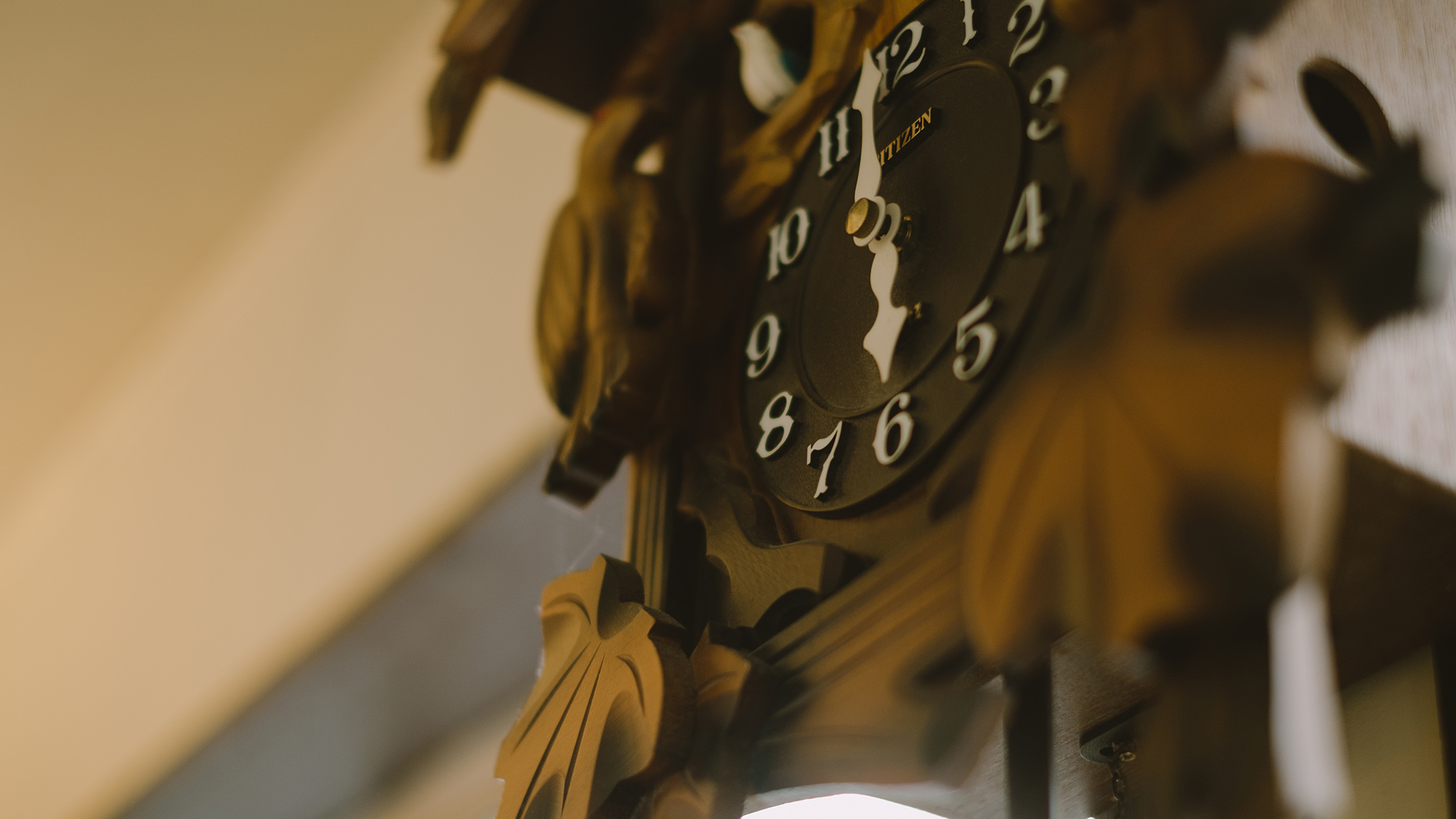 ・館内設備一例レトロな時計